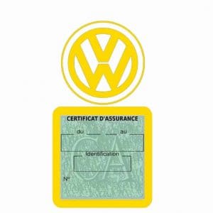 VOLKSWAGEN pochette étui assurance voiture VW