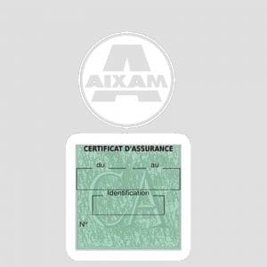 AIXAM VS117 Pochette assurance voiture sans permis