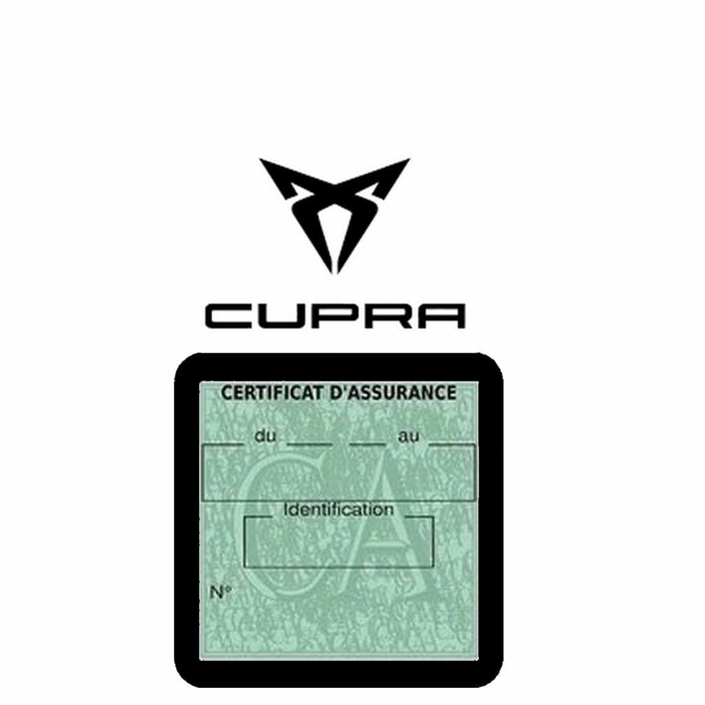 CUPRA VS114 Porte vignette assurance pare-brise voiture