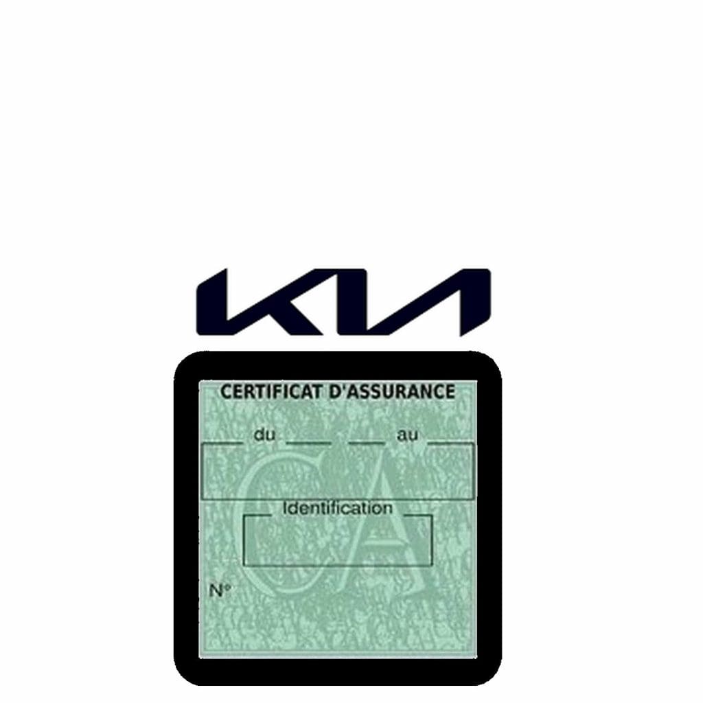 KIA VS101 Porte vignette macaron Controle technique
