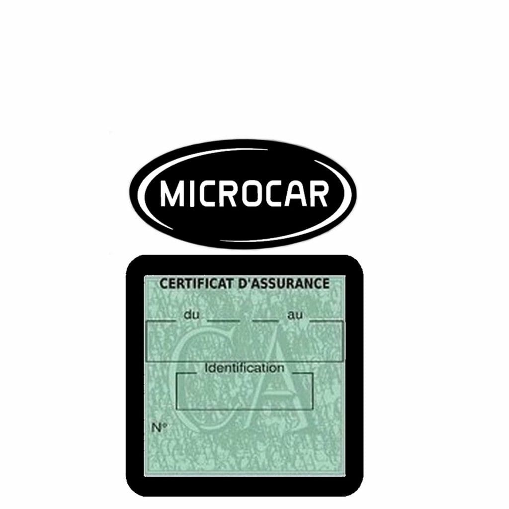Porte vignette pare-brise voiture MICROCAR VS137
